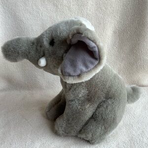 Fiesta Plush Gray Elephant Stuffed Animal Toy